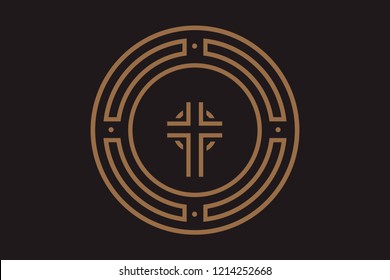 The logo for the Church in the circle