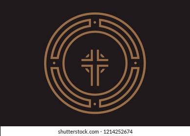 The logo for the Church in the circle
