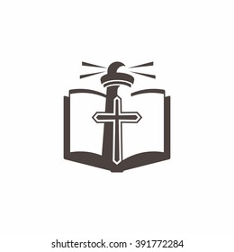 Logo for the church. The Gospel and the lighthouse - God's light of truth