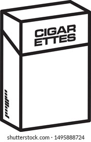 Logo Cigarettes Package Vector Design