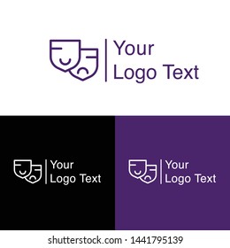 Logo for cinema and theatre vector