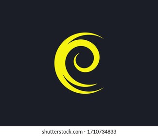 The logo of a circle