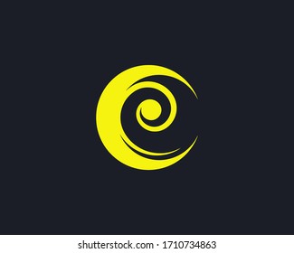 The logo of a circle