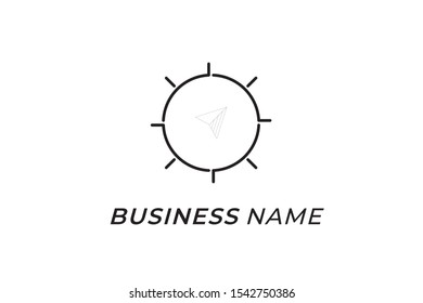 logo circle bold and clean