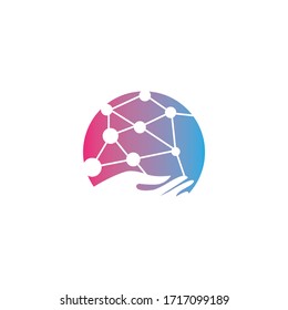 Colección de círculo de logotipos para la plantilla de creación de personas
