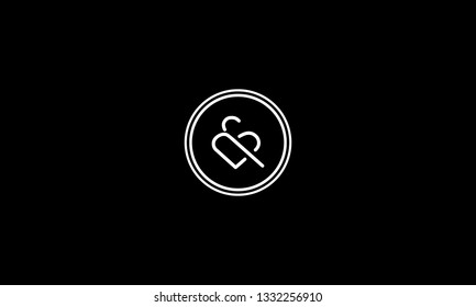 & LOGO WITH CIRCLE FRAME FOR LOGO DESIGN OR ILLUSTRATION USE