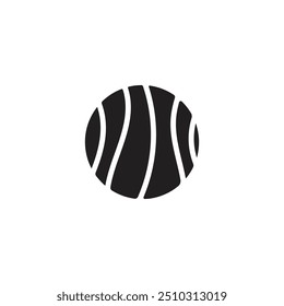 El círculo del logotipo deja el diseño único con el fondo en blanco