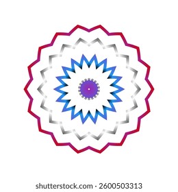 logo circle pattern Traditional Indonesian batik for  commercial products	