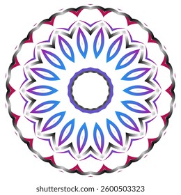 logo circle pattern Traditional Indonesian batik for  commercial products	