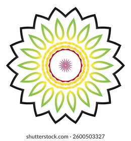 logo circle pattern Traditional Indonesian batik for  commercial products	