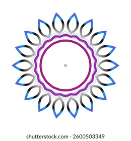 logo circle pattern Traditional Indonesian batik for  commercial products	