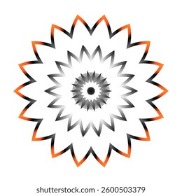 logo circle pattern Traditional Indonesian batik for  commercial products	