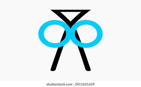 The logo is a circle with stripes on a bright background, bright abstract art, Design template icon, success sign, symbol together moving forward. Brand identity