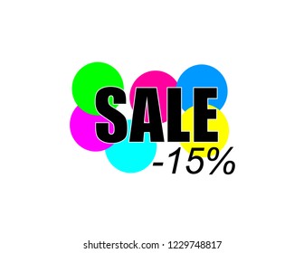 Logo circles sale -15%