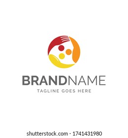 logo of circling utensil, vector design, fully editable