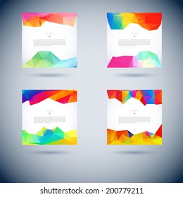 logo circus magazine set of conceptual vector background with three object template for design logo circus magazine line water group colorful abstraction scene stack colourful numeric glassware ripple