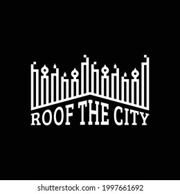 LOGO CITY CENTER ABSTRACT TEMPLATE LOGO ROOF THE CITY