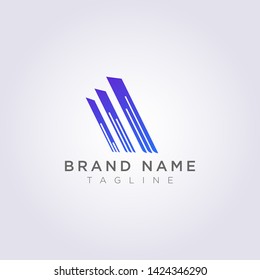 Logo City Icon Design Buildings with skyscrapers, towers, architecture.