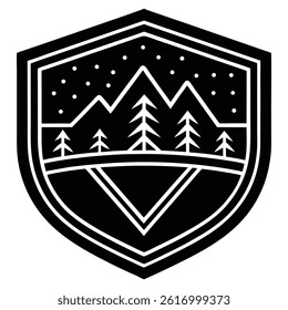 Logo classic border shop emblems