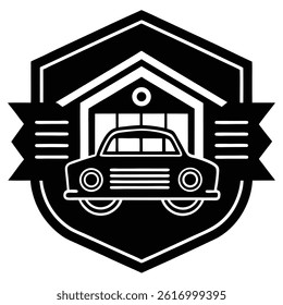 Logo classic border shop emblems