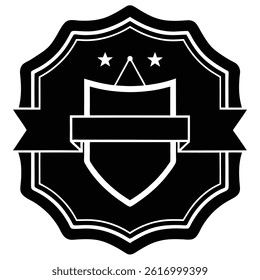 Logo classic border shop emblems
