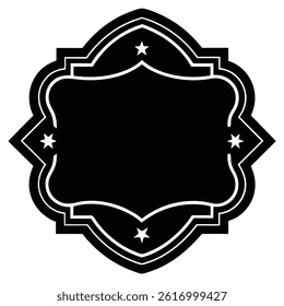 Logo classic border shop emblems