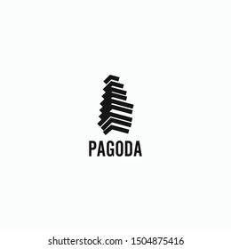 the logo of a classic building or pagoda