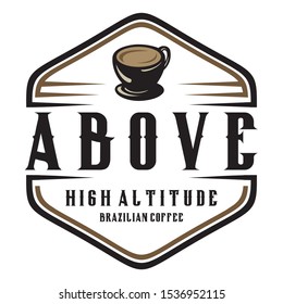 a logo for a classic coffee company and coffee shop.