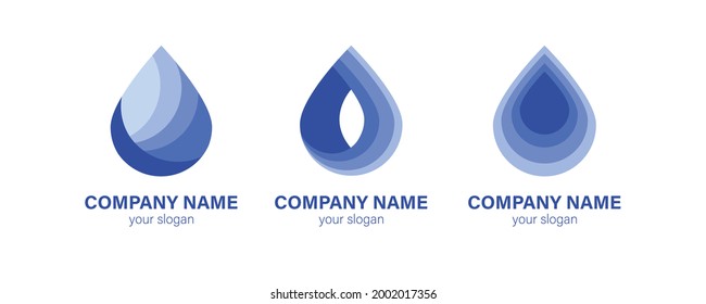 Logo for cleaning company, droplet