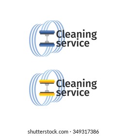 Logo for cleaning service
