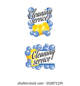 Logo for cleaning service