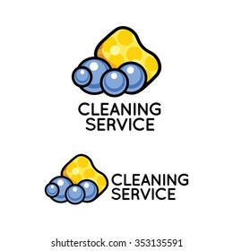 Logo for cleaning service