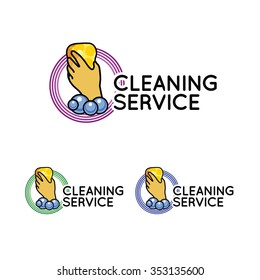 Logo for cleaning service