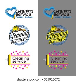 Logo for cleaning service