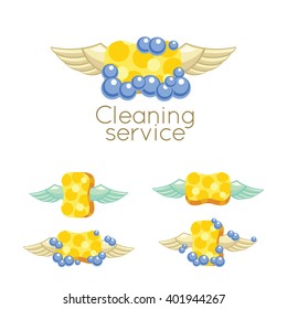 Logo for cleaning service