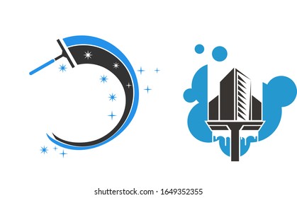 logo for cleaning service agent
