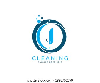 I logo for cleaning service. Vector Illustration