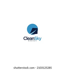 logo cleaning service. window cleaner, apartment, company logo. sky cleaning service 02.eps