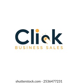 Logo Click Business design element vector 
