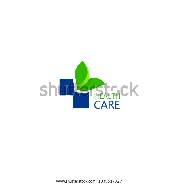 Logo Clinic Pharmaceutical Company Logo Family Stock Vector