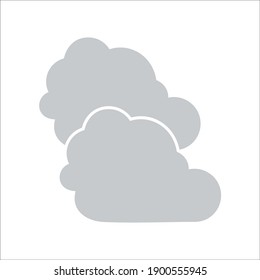 logo cloud vector illustration simple design