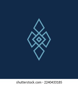 The logo is a cloverleaf and the letter O. Unique and elegant.