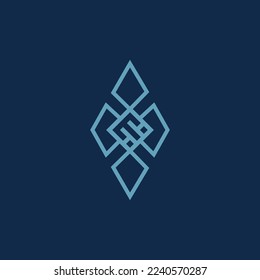The logo is a cloverleaf and the letter T. Unique and elegant.