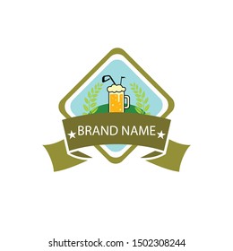 Logo Club Golf Beer Event Vector Stock Vector (Royalty Free) 1502308244