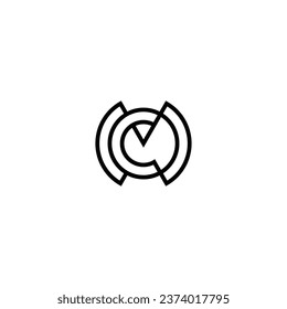 Logo cm Initial vektor cm investieren Industriekonzern