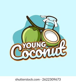 Logo for Coconut Drink file format in eps

