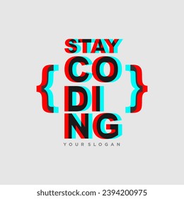 logo coding vector,programmer logo icon, technology, symbol code logo illustration, coding. vector suitable for your media design logo