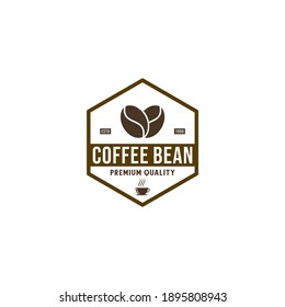logo coffee beans with a slight classic touch
