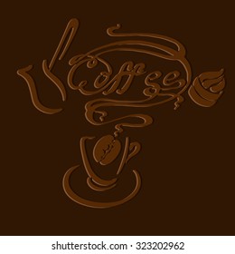 logo coffee from the coffee circuit with an inscription