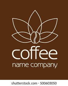 Logo for the coffee company. Vector